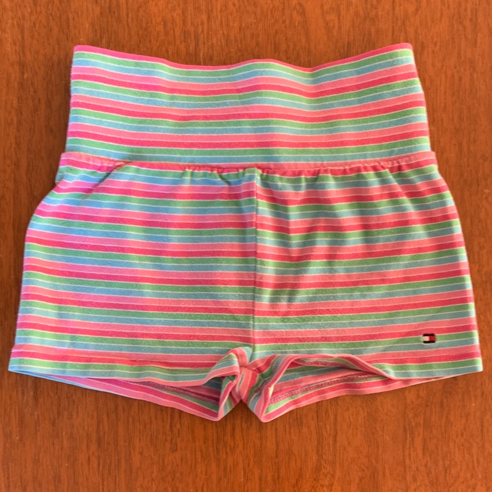 🍊5/$25 Tommy Hilfiger Striped High-Waisted Shorts size 4T